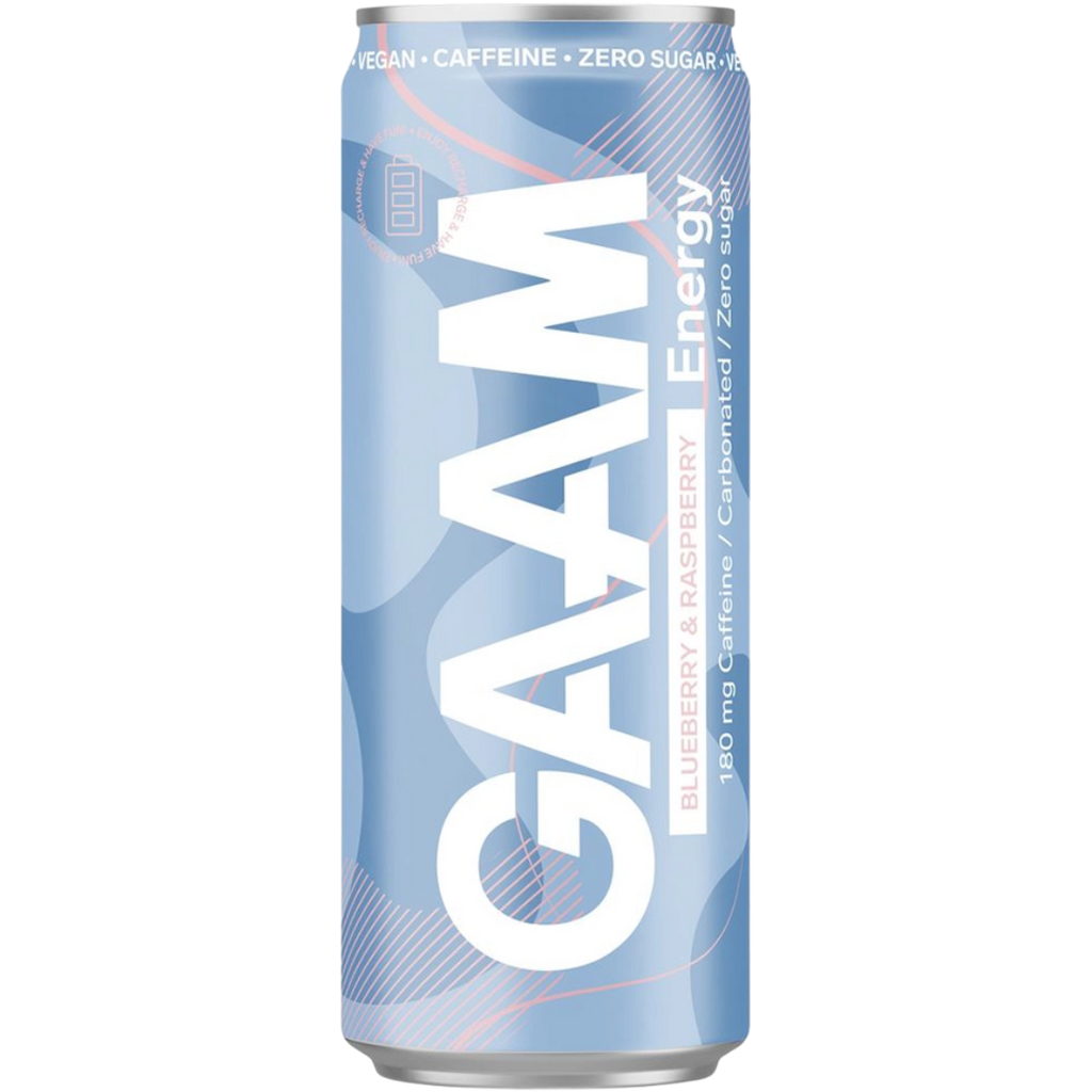 GAAM Energy Blueberry & Raspberry (Swedish) - 11.2fl.oz (330ml)