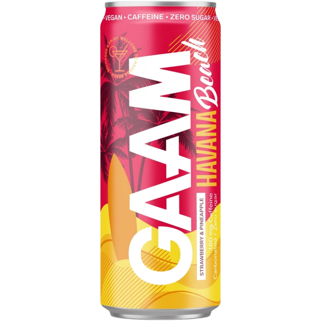 GAAM Energy Havana Beach Strawberry & Pineapple (Swedish) - 11.2fl.oz (330ml)