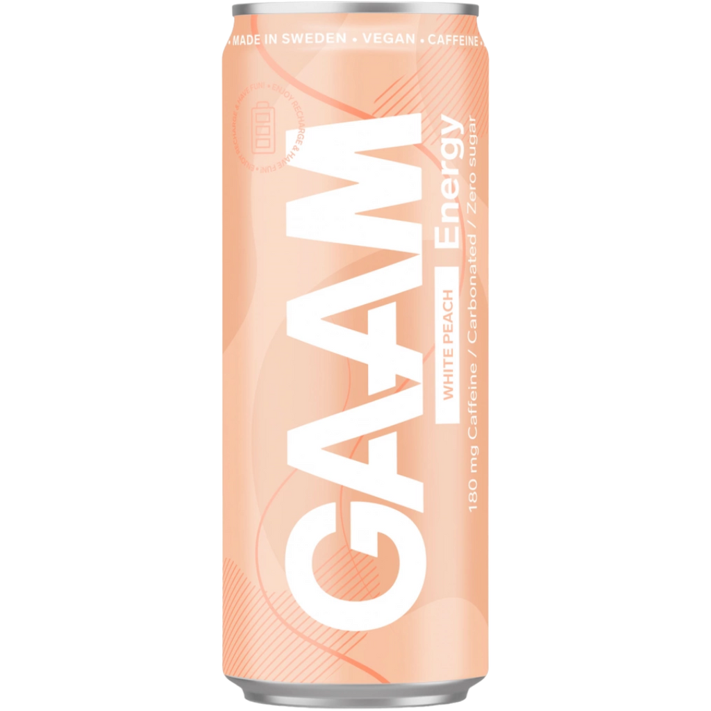 GAAM Energy White Peach (Swedish) - 11.2fl.oz (330ml)