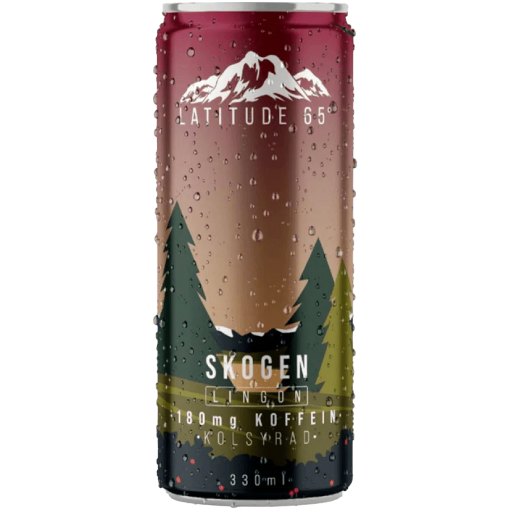 Latitude 65 Skogen Lingonberry Energy Drink (Swedish) - 11.2fl.oz (330ml)