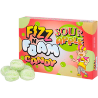 Fizz N Foam Super Fizzy Candy Bubblegum Flavour - 3.5oz (100g)