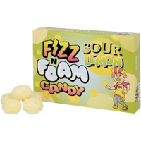 Fizz N Foam Super Fizzy Candy Bubblegum Flavour - 3.5oz (100g)