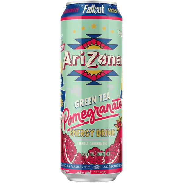 Arizona X Fallout Pomegranate Green Tea Energy Drink - 22fl.oz