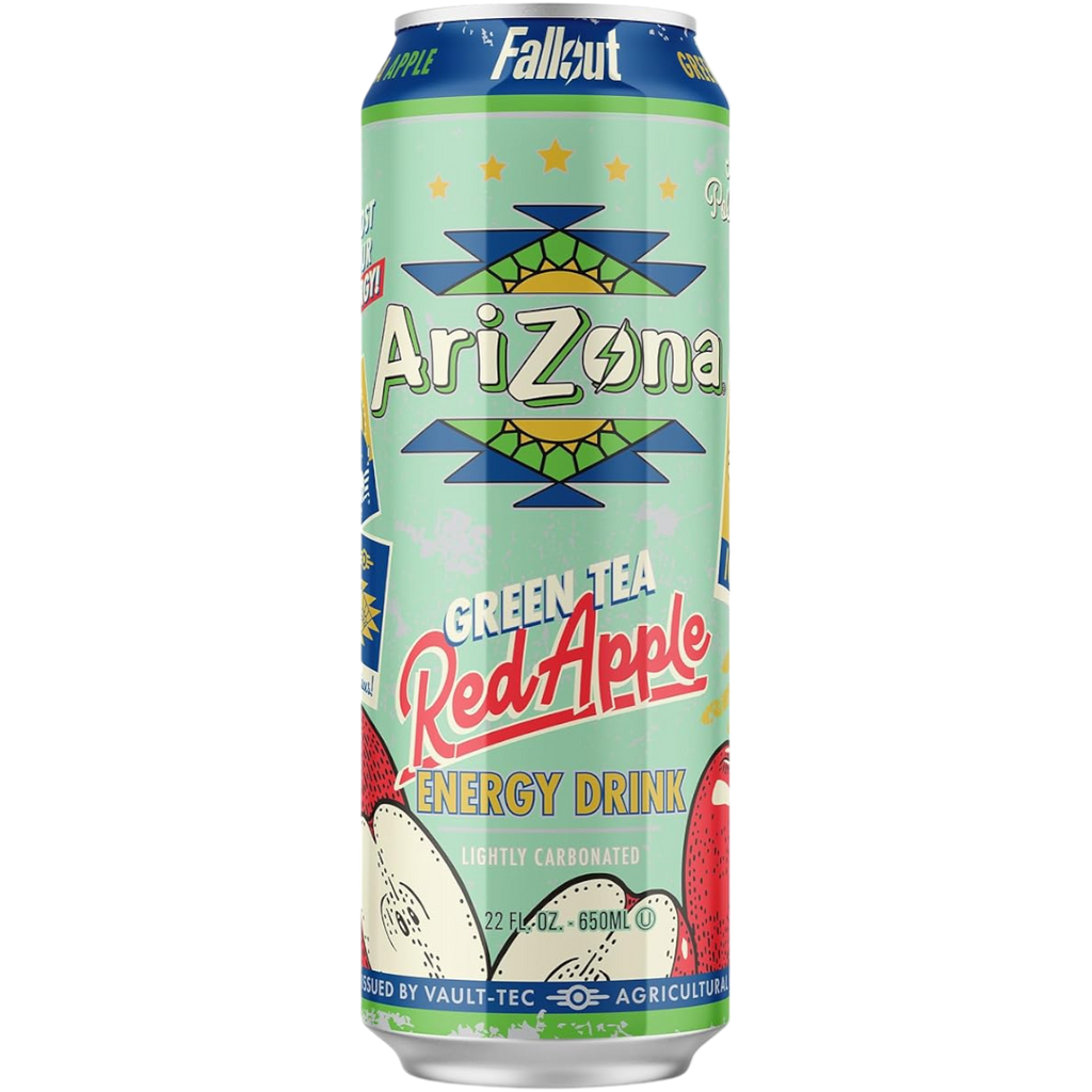 Arizona X Fallout Red Apple Green Tea Energy Drink - 22fl.oz (650ml)