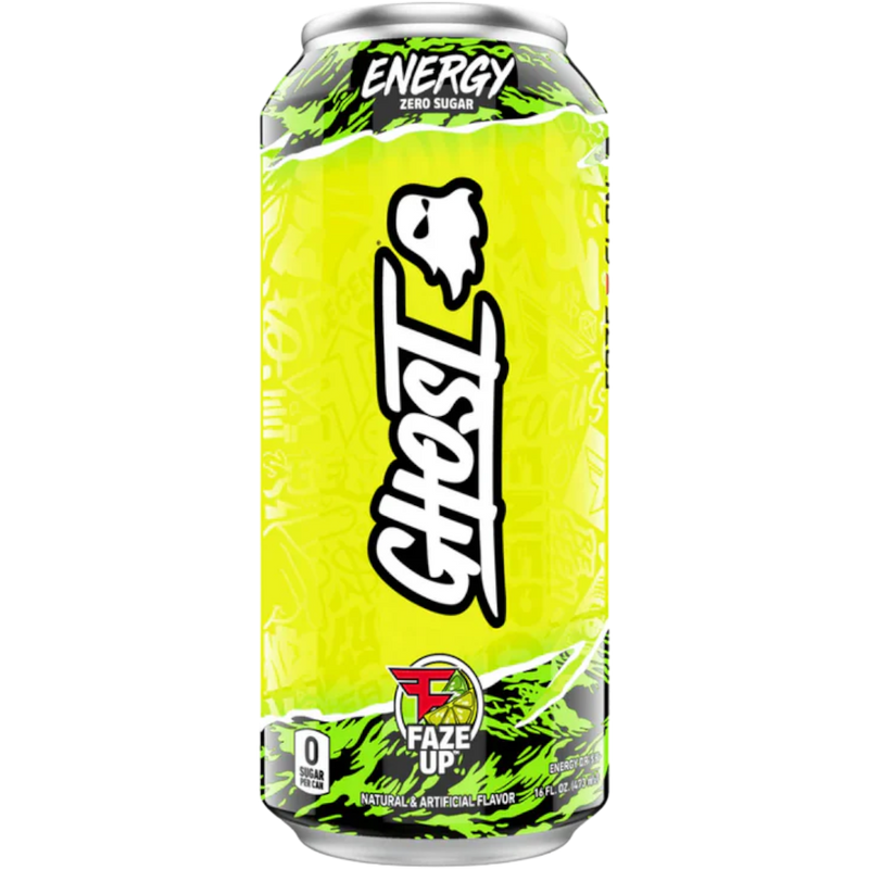 Ghost Energy X FaZe Clan FaZe Up Lemon & Lime - 16fl.oz (473ml)