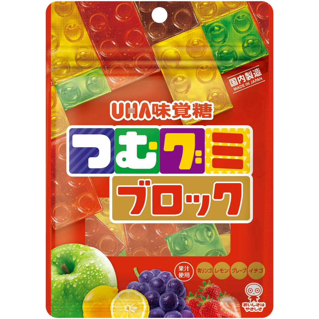 UHA Tsumu Building Blocks Candy (Japan) - 2.9oz (81g)