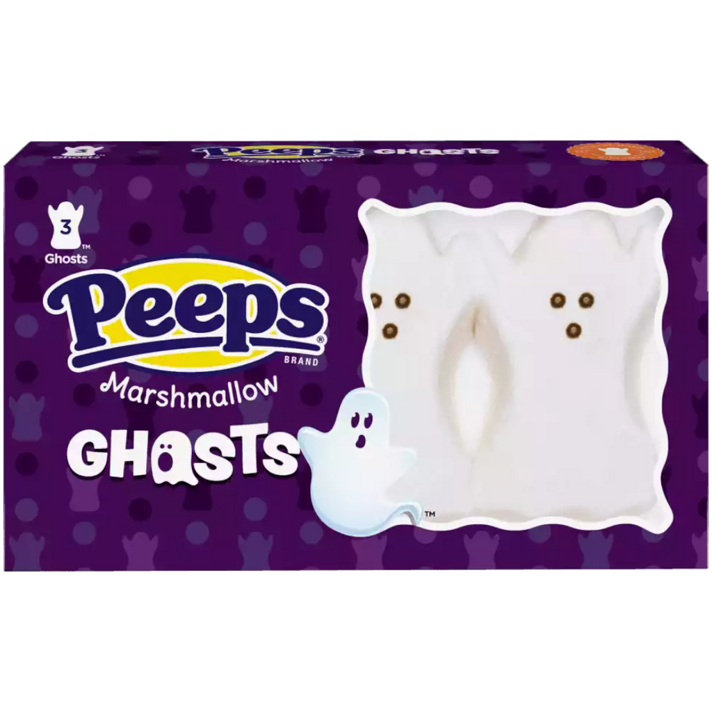 Peeps Halloween Marshmallow Ghosts 3 Pack - 1.5oz (42g)