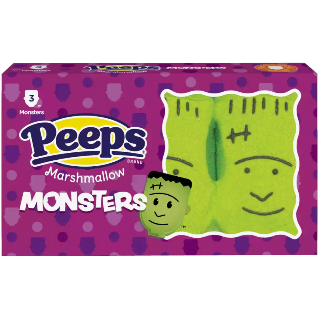 Peeps Halloween Marshmallow Monsters 3 Pack - 1.5oz (42g)