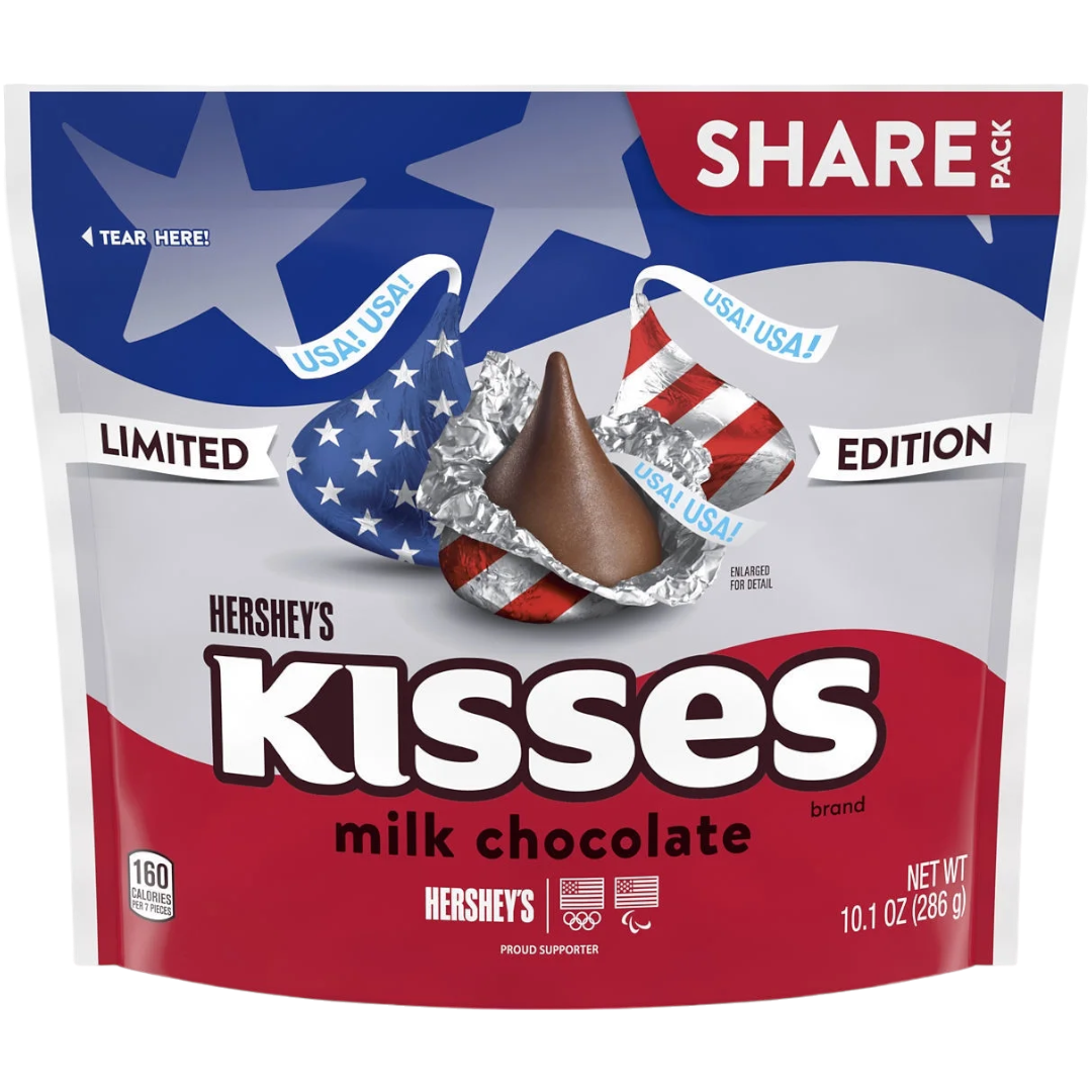 Hershey's Patriotic Kisses (Limited Edition)  - 10.1oz (286g)