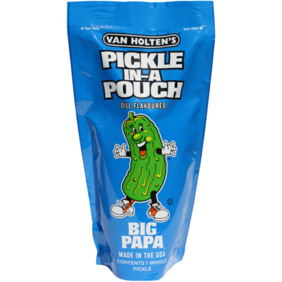 Van Holten's Big Papa Dill King Size Pickle In-a-Pouch