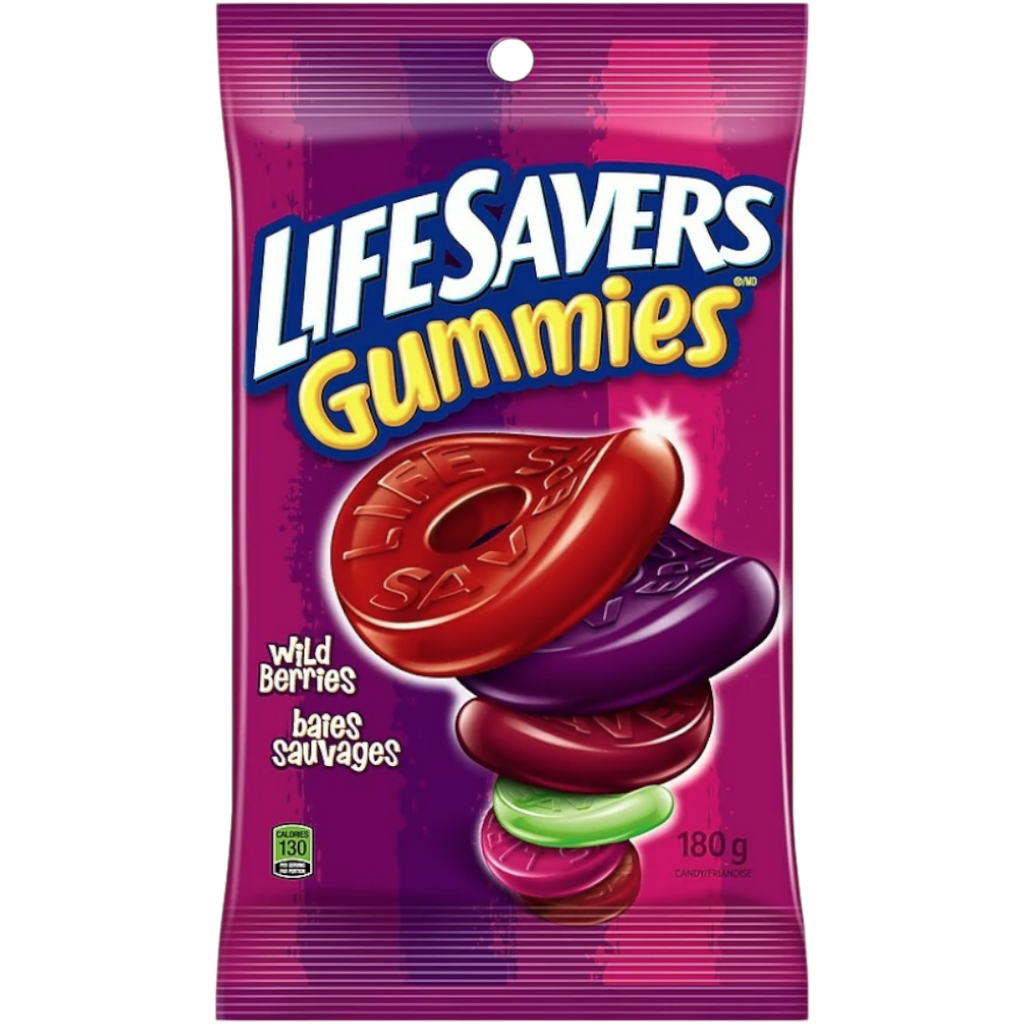 Life Savers Gummies Wild Berries (Canada) - 6.3oz (180g)