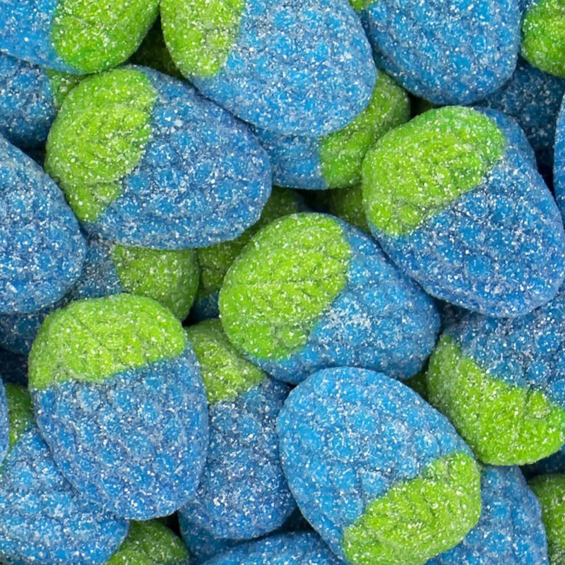 Jelly Filled Sour Blue Raspberries