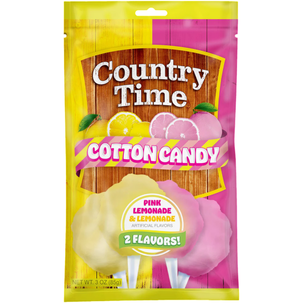 Country Time Pink Lemonade & Lemonade Cotton Candy - 3oz (85g)