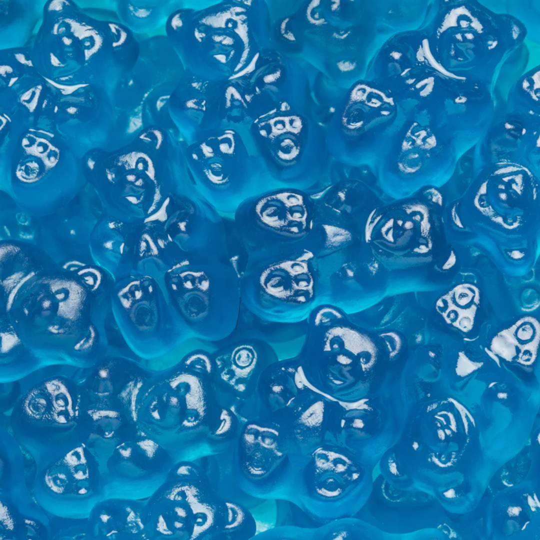 Blue Raspberry Gummy Bears – Poppin Candy