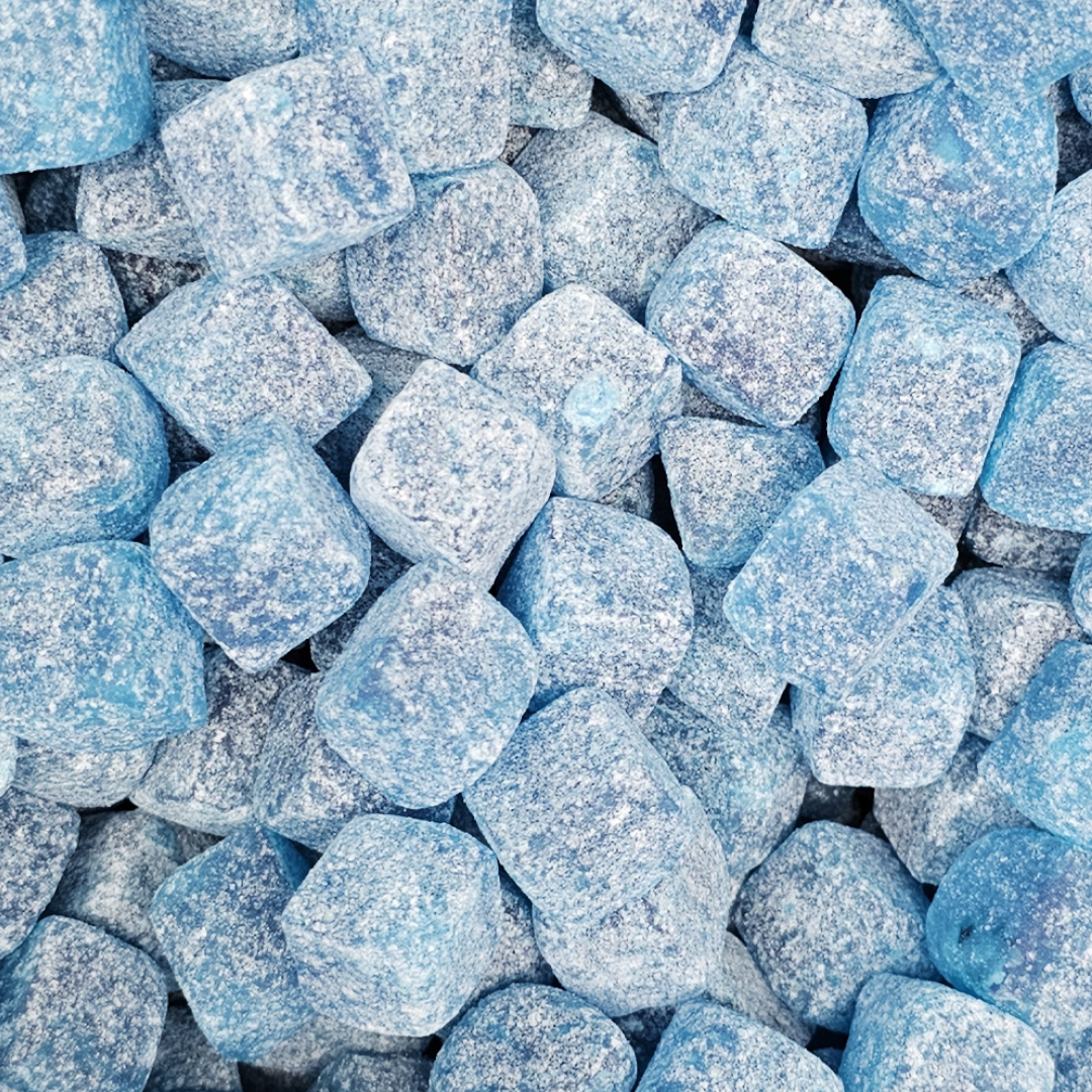 Blue Raspberry Cubes – Poppin Candy