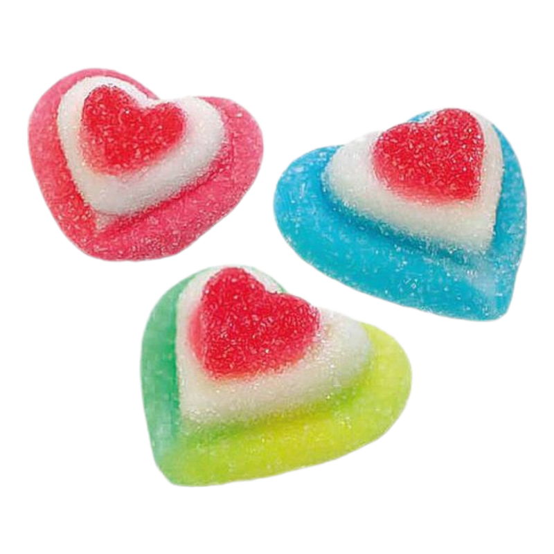 Triple 3D Hearts