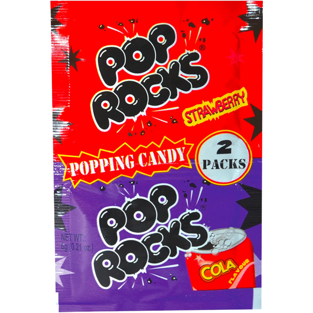 Pop Rocks Strawberry & Cola Combo Pack - 0.21oz (6g)