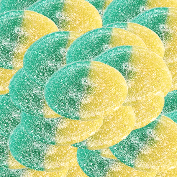 S-Märke Blåbär/Melon (Sour Blueberry & Melon Ovals)