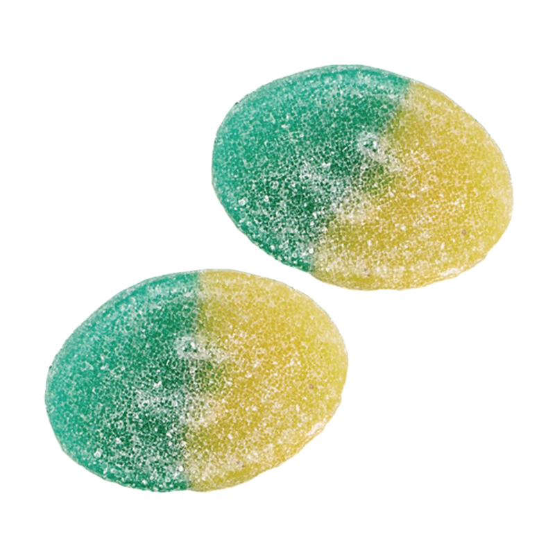 S-Märke Blåbär/Melon (Sour Blueberry & Melon Ovals) (Swedish)