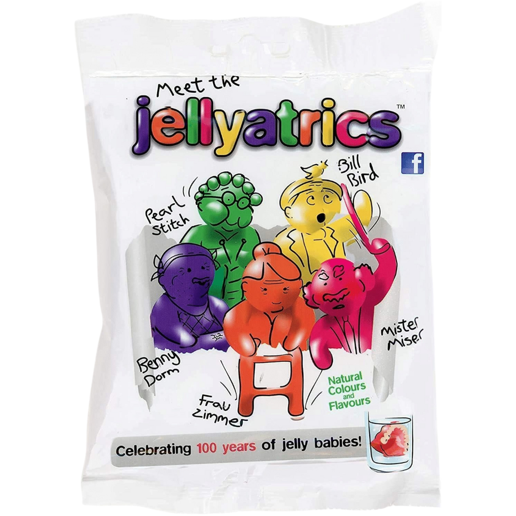 Jellyatrics Jelly Babies Peg Bag - 5.29oz (150g)