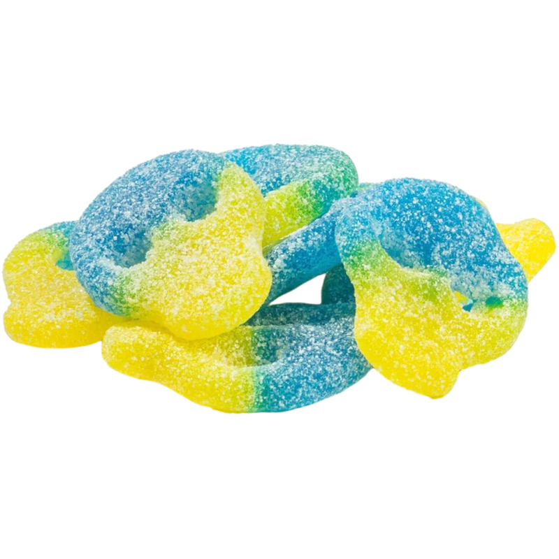 Blue Raspberry Lemonade Sour Swedish Skulls