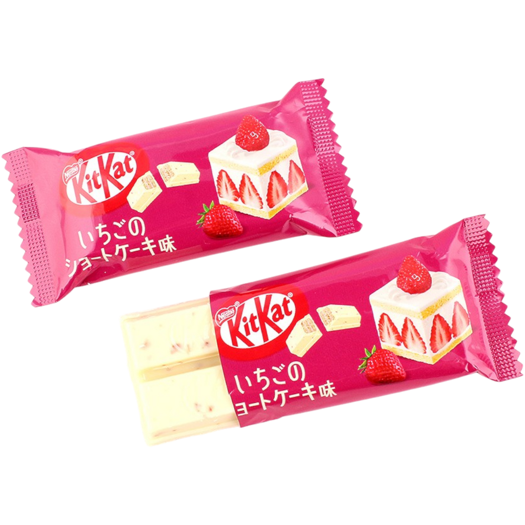 Japanese Kit Kat Strawberry Shortcake Flavour Single Mini Bar - 0.41oz (11.5g)