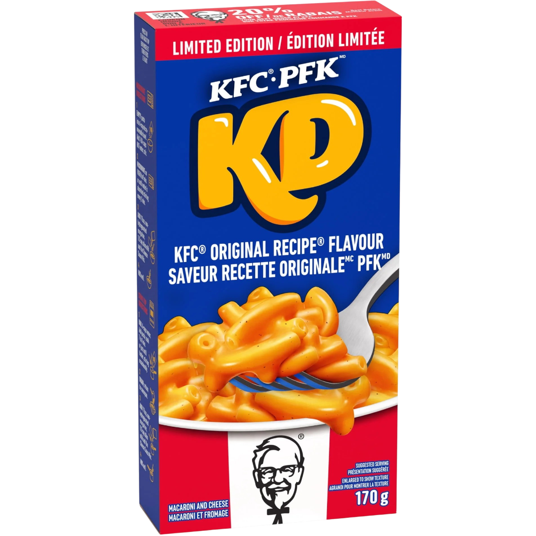 Kraft Dinner KFC Original Recipe Flavour Mac ‘N Cheese Box - 6oz (170g)