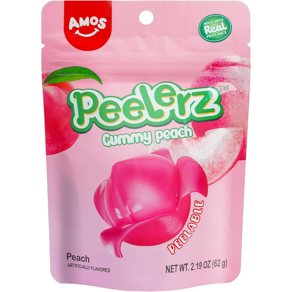 Amos Peelerz Peach Peg Bag - 6oz (170g)