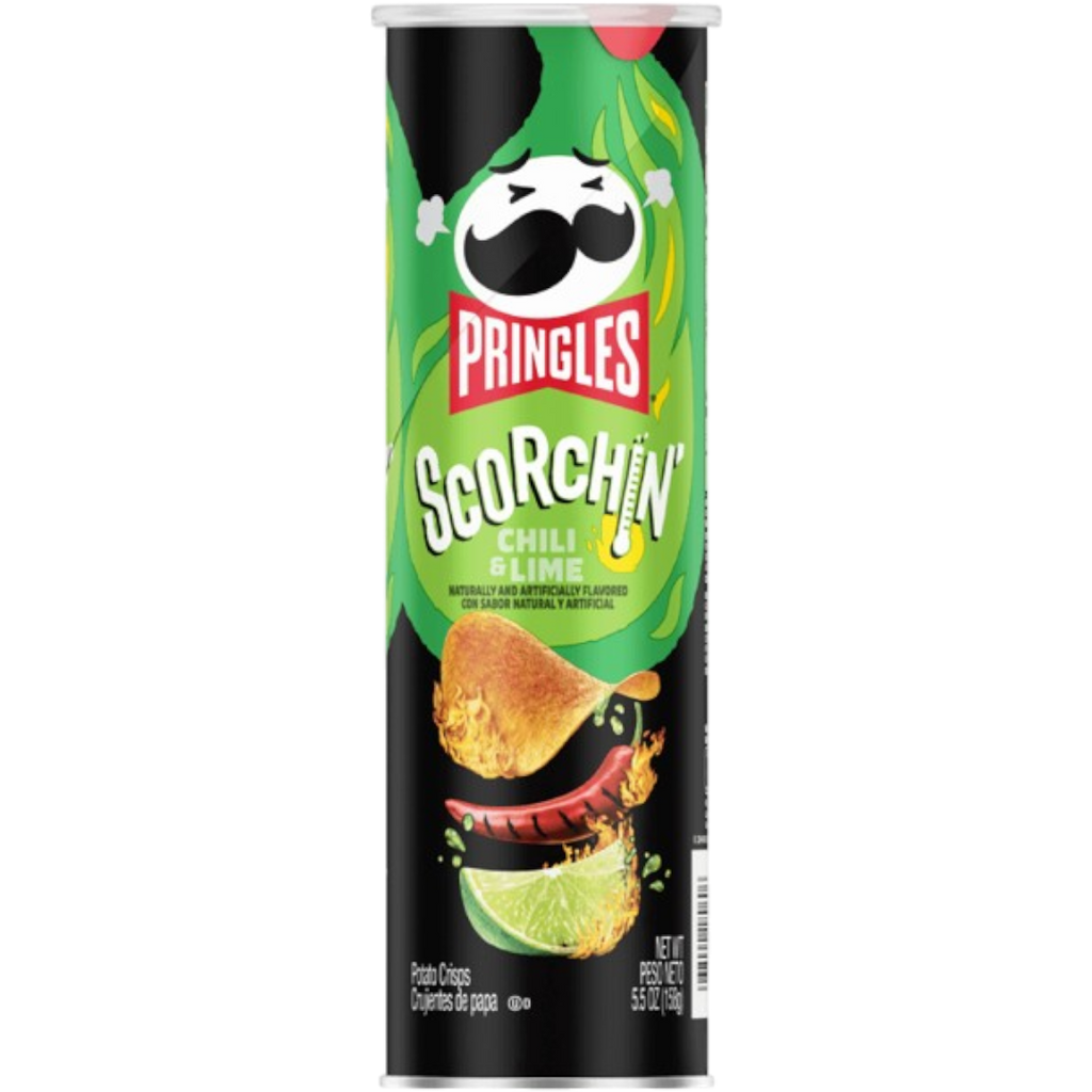 Pringles Scorchin' Chili & Lime- 5.5oz (158g)