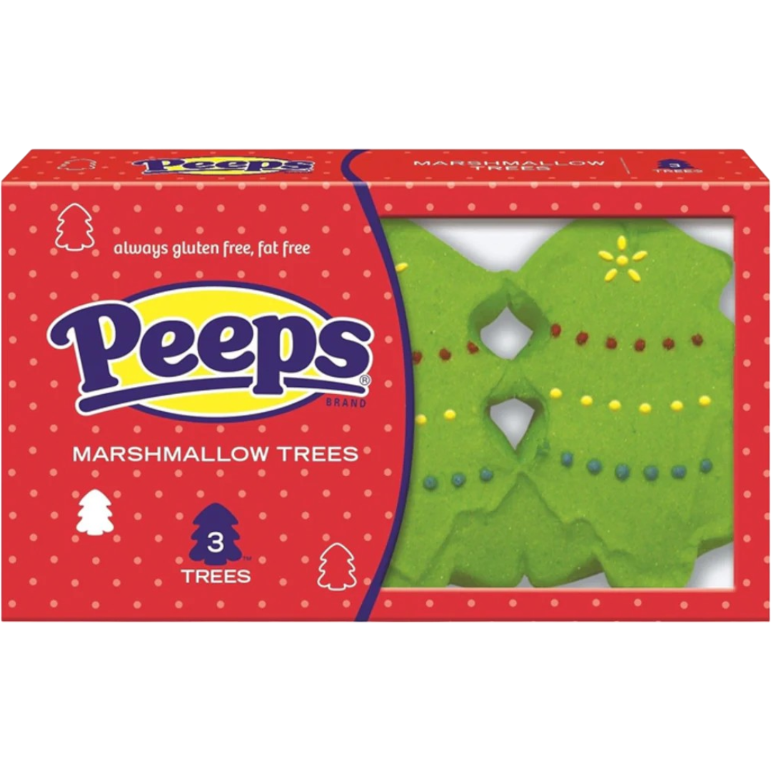 Peeps Marshmallow Christmas Trees 3 Pack (Christmas Limited Edition) - 1.5oz (42g)