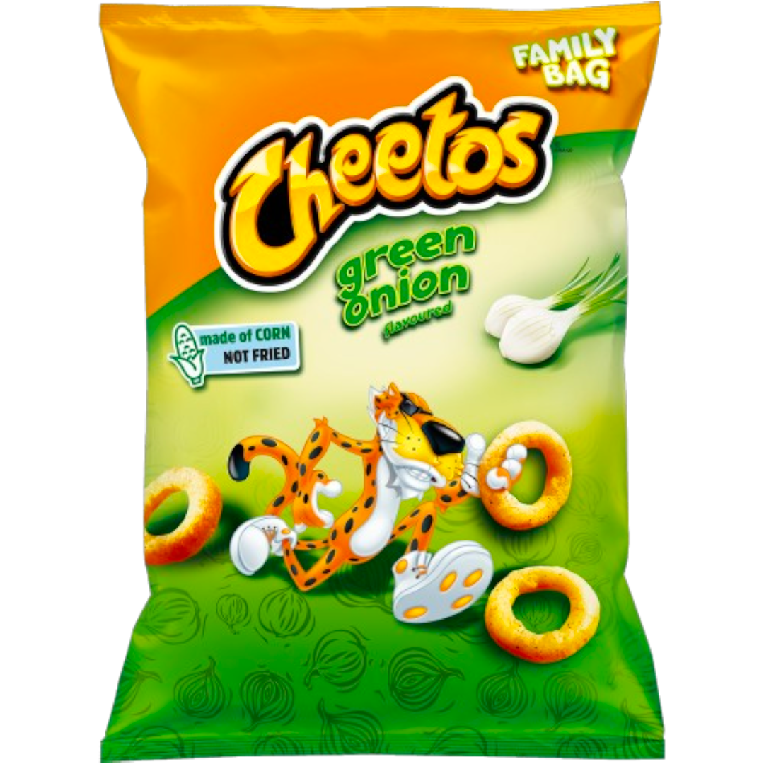 Cheetos XXL Onion Rings Green Onion Flavour Big Bag - 4.6oz (130g)