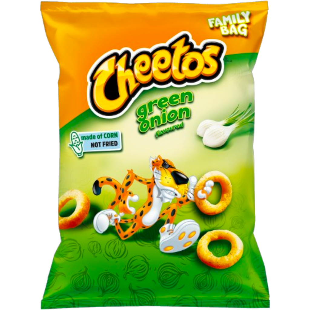 Cheetos XXL Onion Rings Green Onion Flavour Big Bag - 4.6oz (130g)