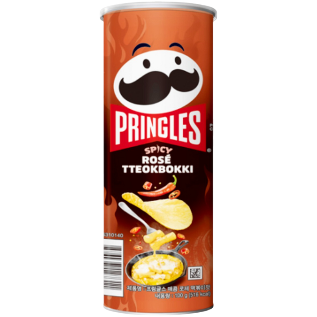 Pringles Spicy Rosé Tteokbokki (Korea) - 3.5oz (100g)