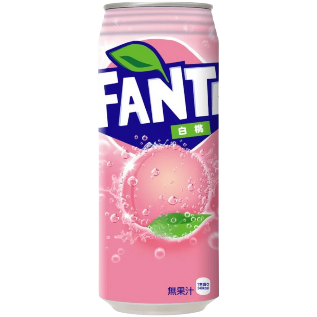 Fanta White Peach Big Can (Japan) - 16.9fl.oz (500ml)