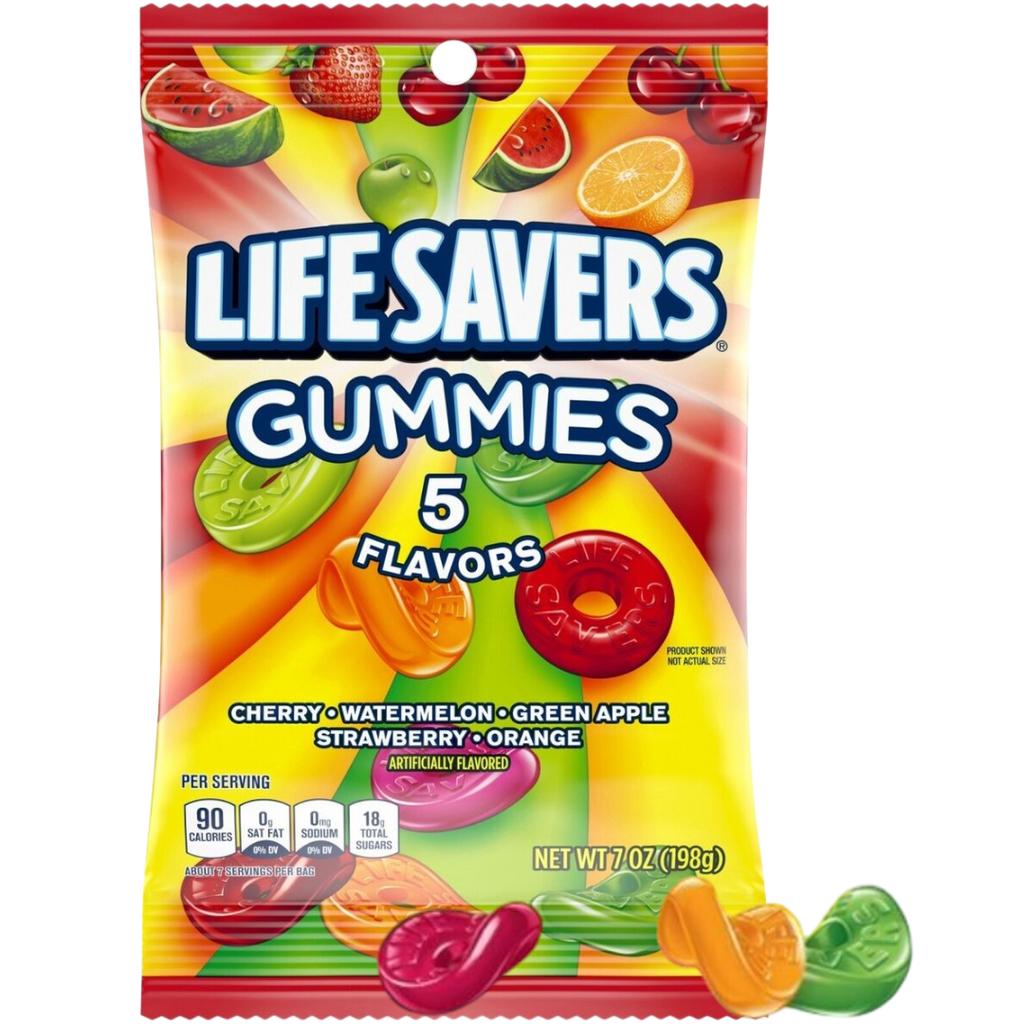 Life Savers Gummies 5 Flavours - 7oz (198g)