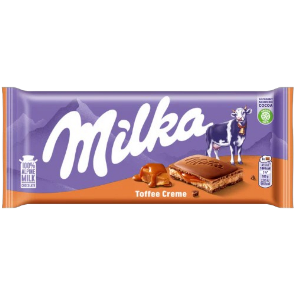 Milka Toffee Cream Chocolate Bar - 3.5oz (100g)