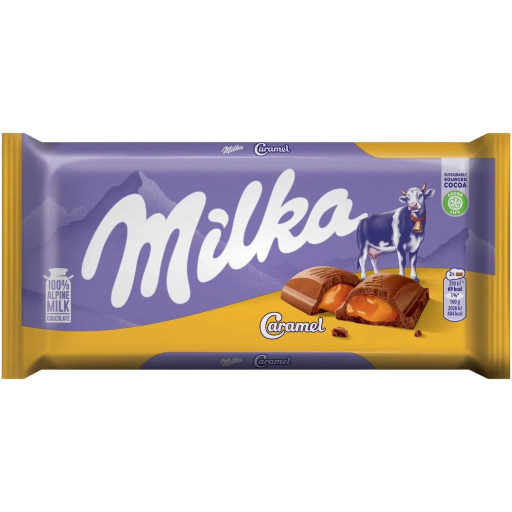 Milka Caramel Chocolate Bar - 3.5oz (100g)