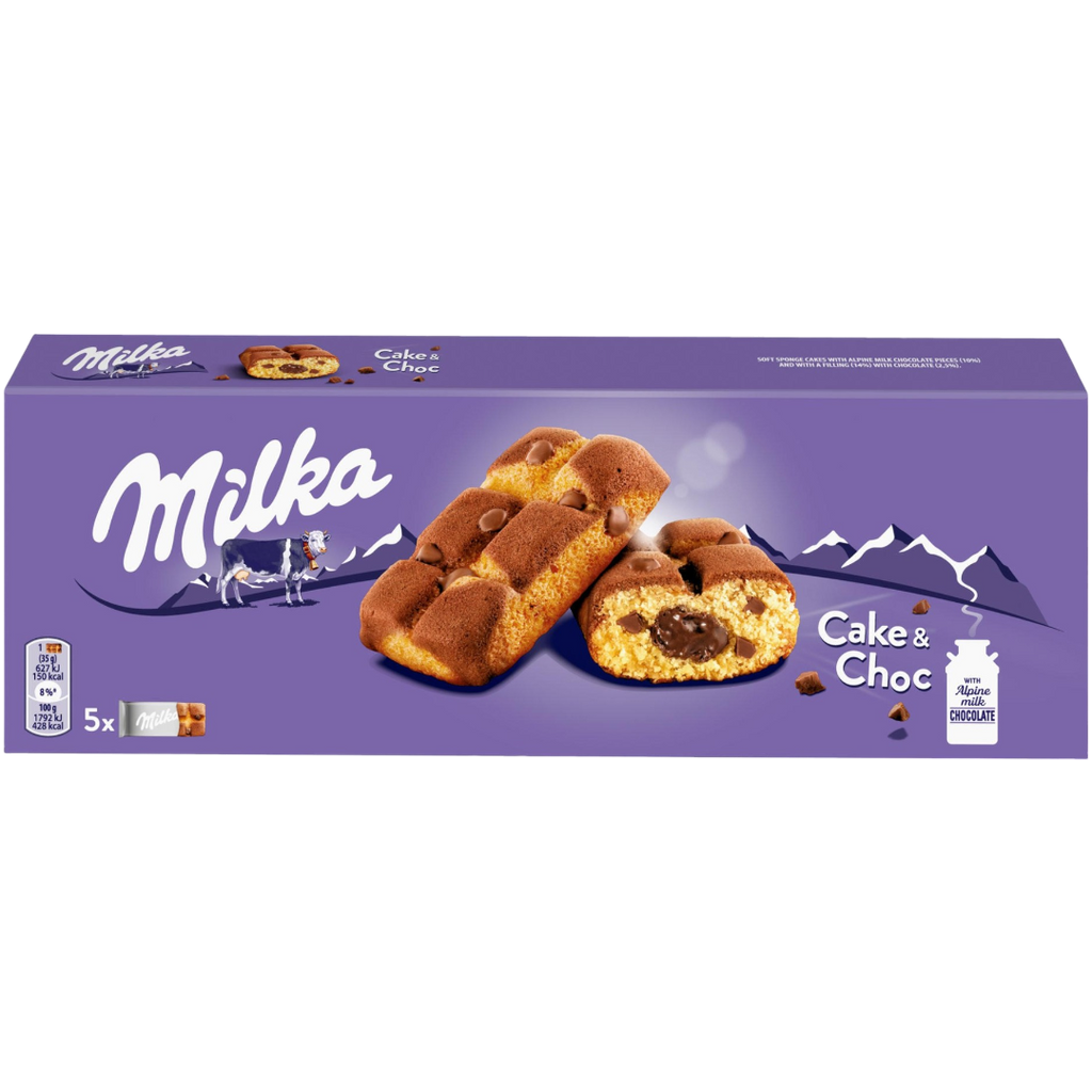 Milka Cake & Choc (Choc Chip Cake) - 6.17oz (175g)