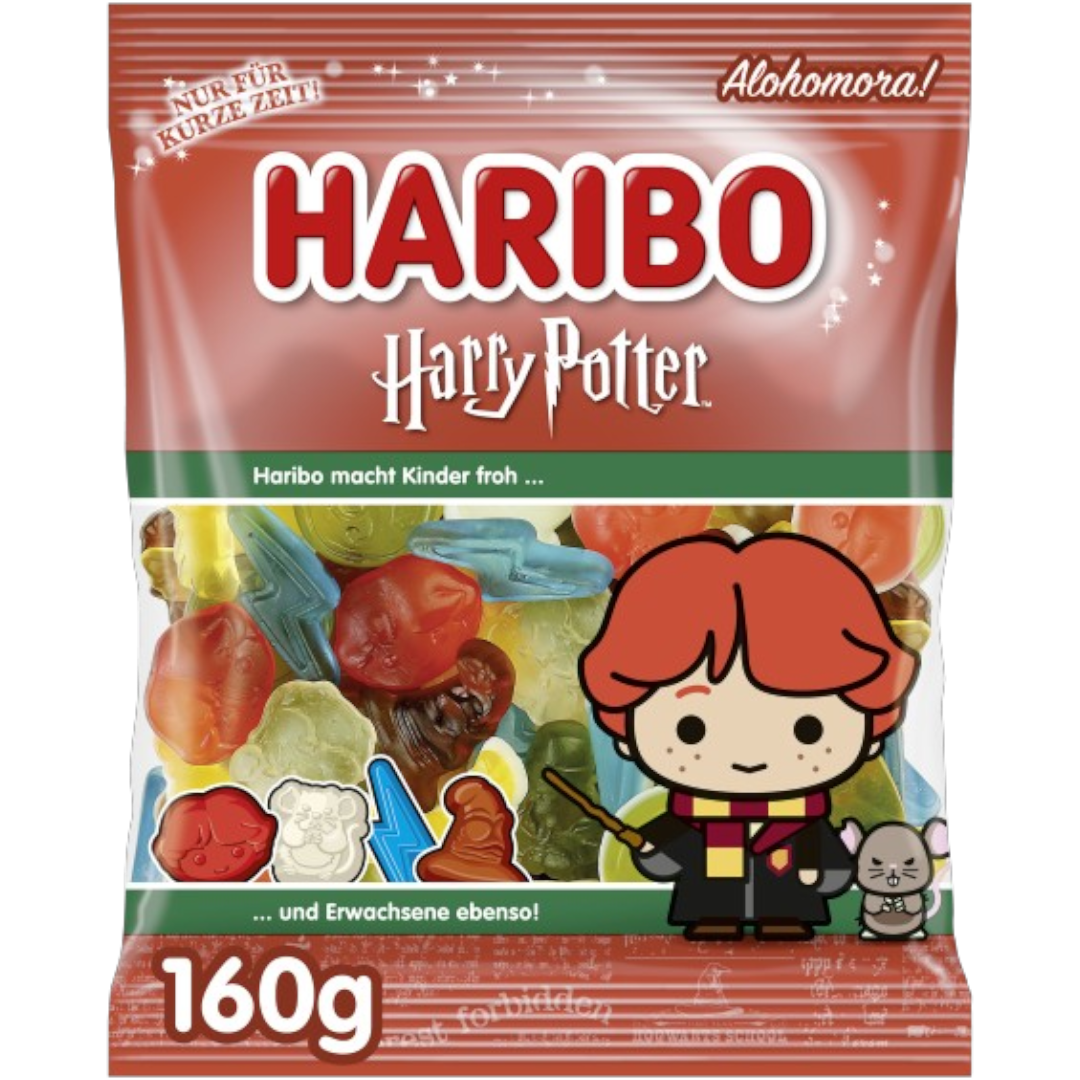 Haribo Harry Potter 'Ron' Limited Edition Share Bag (German) - 5.6oz (160g)