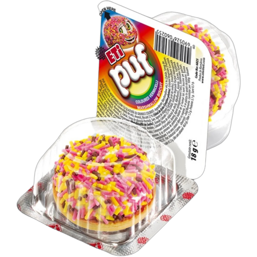 Eti Puf Rainbow Marshmallow Biscuit - 0.63oz (18g)