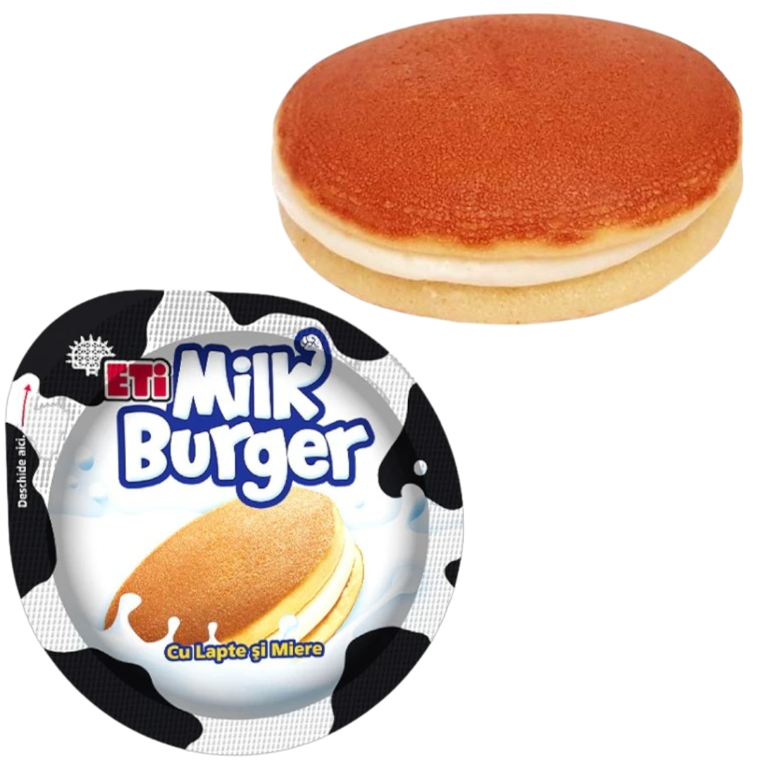 Eti Milk Burger Milk & Honey Flavour - 1.23oz (35g)