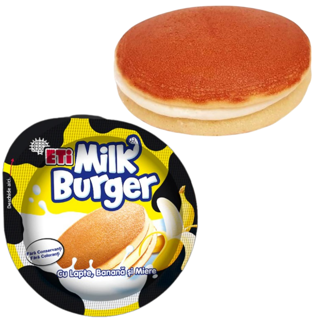 Eti Milk Burger Banana Flavour - 1.23oz (35g)