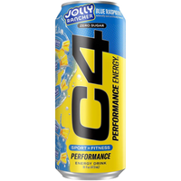 Cellucor C4 Jolly Rancher Blue Raspberry Flavour Energy Drink - 16fl.oz (473ml)