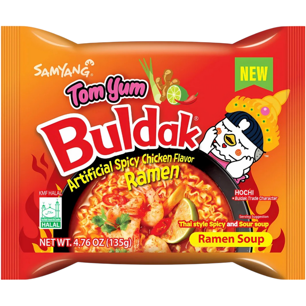 Samyang Buldak Tom Yum Flavour Spicy Ramen - 4.76oz (135g)