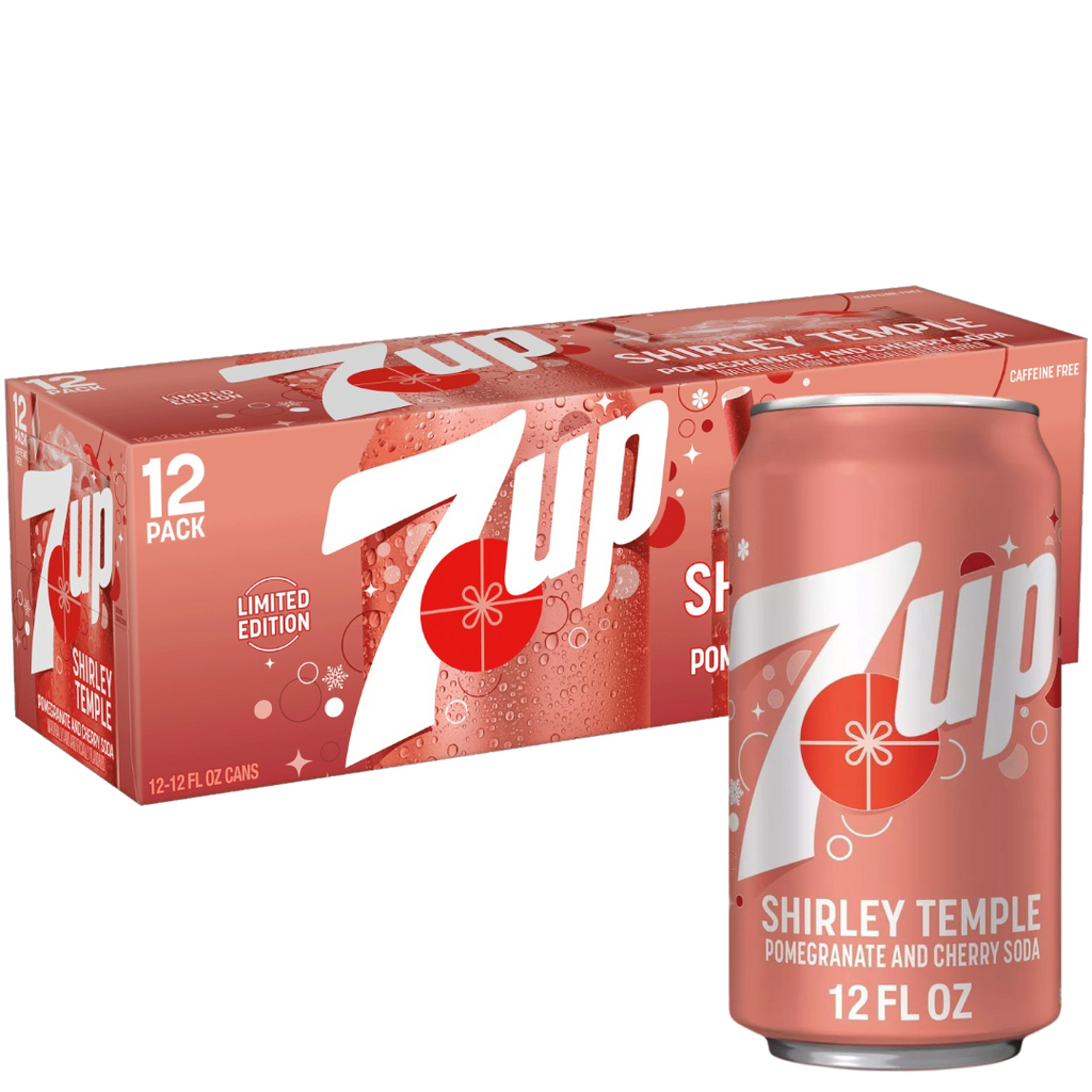 7up Shirley Temple Pomegranate & Cherry (Limited Edition) - 12fl.oz (355ml)