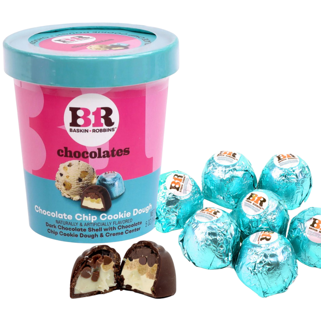 Baskin Robbins Chocolate Chip Cookie Dough Chocolates - 5oz (142g ...