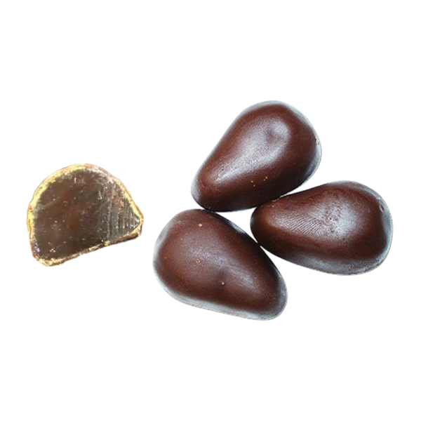Chocolate-Coated Jelly Pears