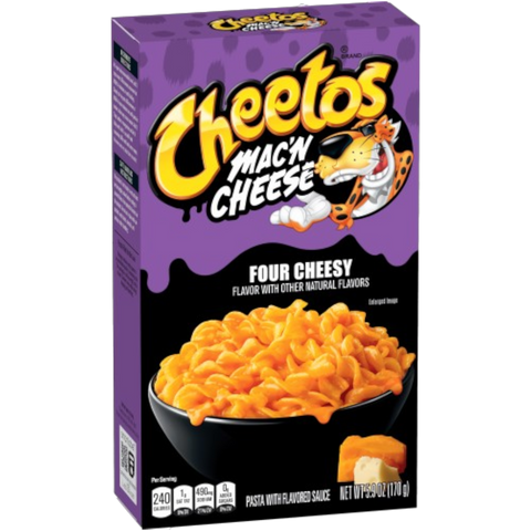 Cheetos Four Cheesy Mac 'N Cheese Box - 5.9oz (170g) – Poppin Candy