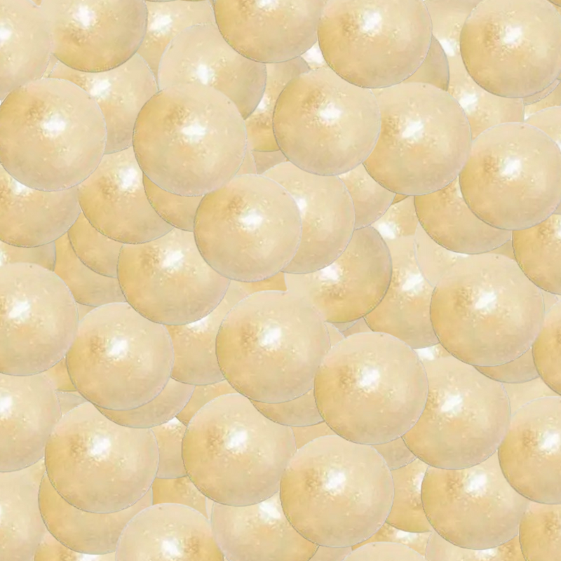 Vit Choklad Pärlemorlakrits (White Chocolate Liquorice Pearls) (Swedish)