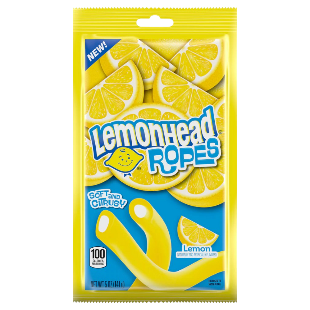 Ferrara Pan Lemonheads Ropes Peg Bag - 04.97oz (141g)